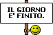 il giorno è finito